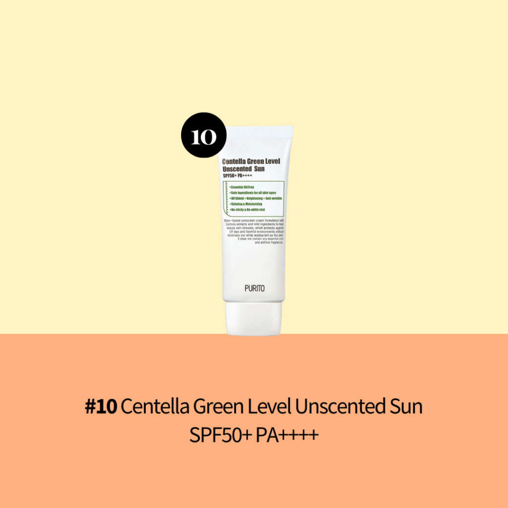 Purito Centella Green Level Unscented Sun SPF50+ PA++++
